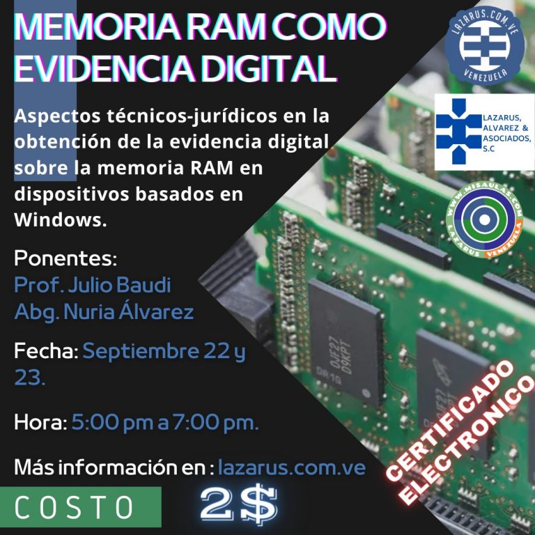 Evidencia Digital la Memoria RAM